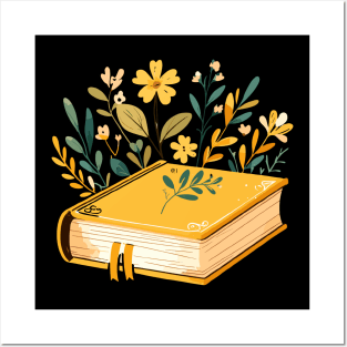 Floral Book Posters and Art